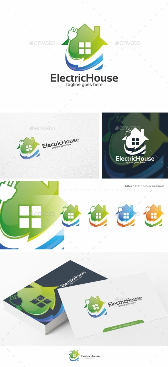 Electric House - Logo Template