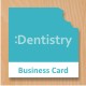 Dentist Business Card - GraphicRiver Item for Sale
