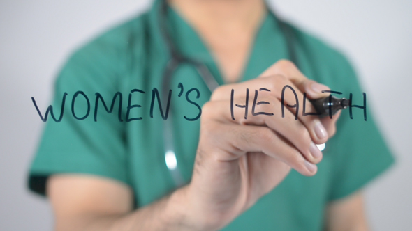 Women's Health, Writing on Transparent Screen