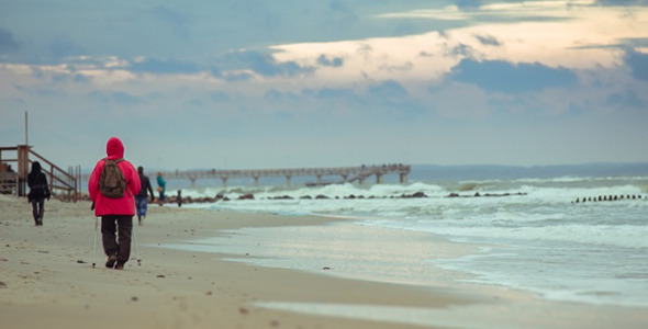 Healthy Walking on the Sea