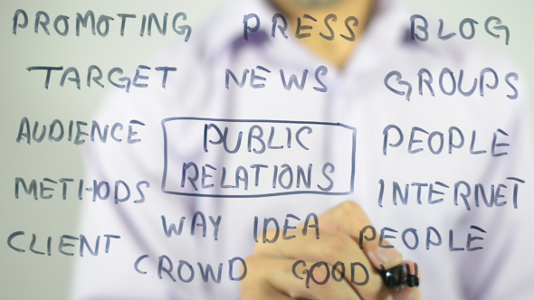 Public relations, Concept Illustration alt