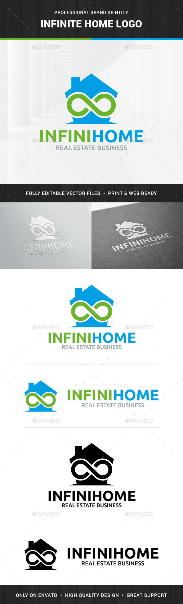 Infinite Home Logo Template
