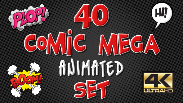 40 Animated Comic Bubbles alt