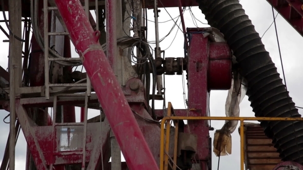 Drilling Rig. Oilfield Industry