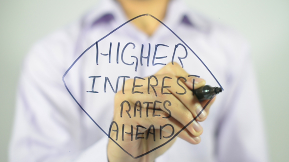 Higher Interest Rates Ahead, Concept Illustration 