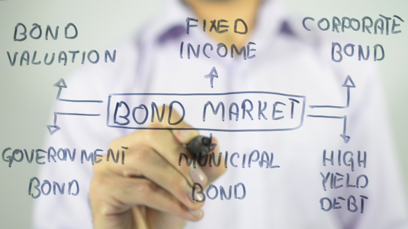 Bond Market, Fast Clip Art Illustration