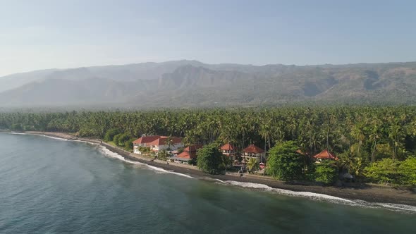 Seascape with Tropical Beach