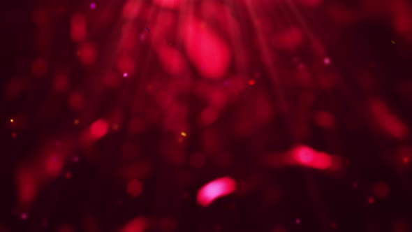 Red Bokeh Background 4K