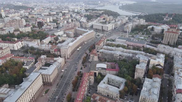 Kyiv - the Capital of Ukraine. Aerial View. Kiev