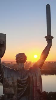 Motherland Monument in Kyiv Ukraine