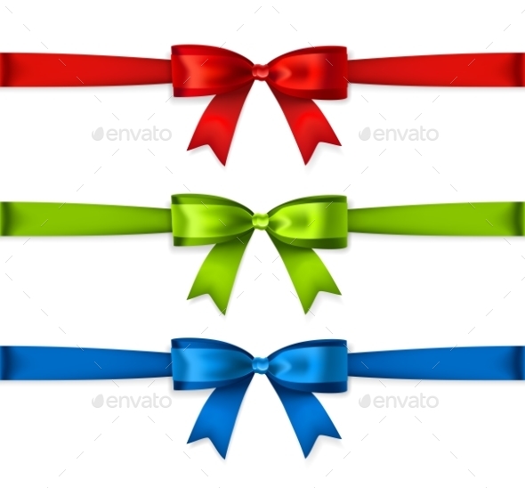 Set Of Colored Ribbons