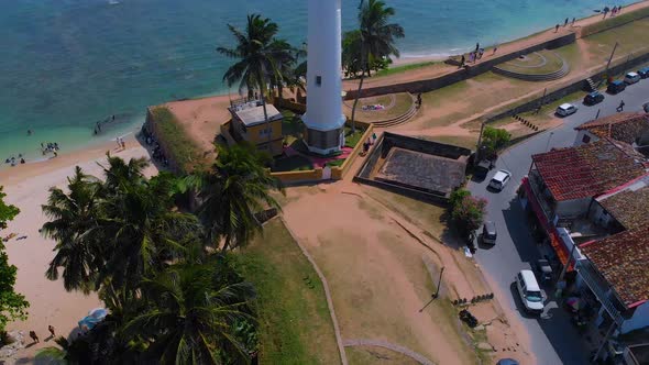 Aerial View of Galle Fort, Srilanka