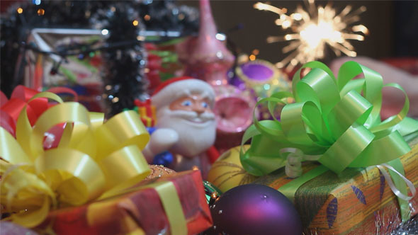 Christmas Gifts and Sparkler alt