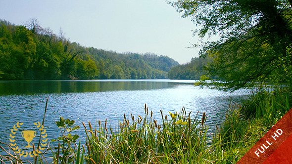 Windy Lake in a Gentle Breeze