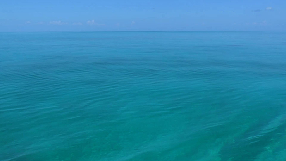 Clear Water of Caribbean Sea near Cayo Largo