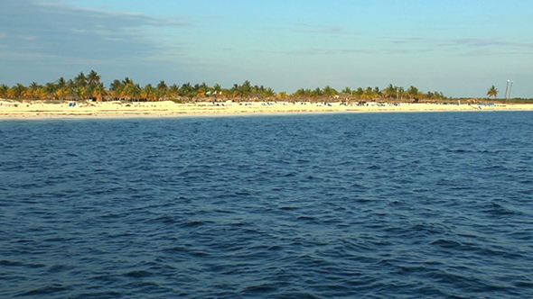 Sandy Beach of Cayo Largo del Sur