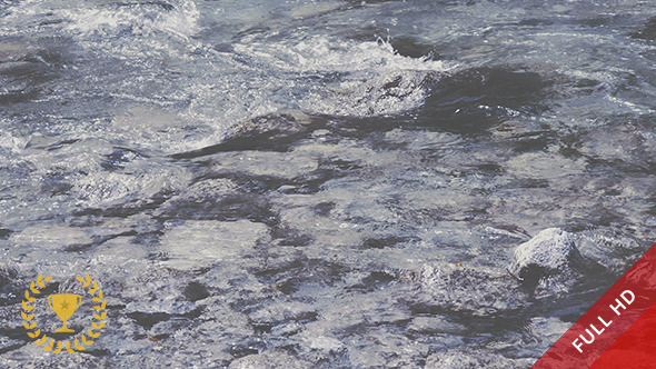 Water Flowing and Rocks