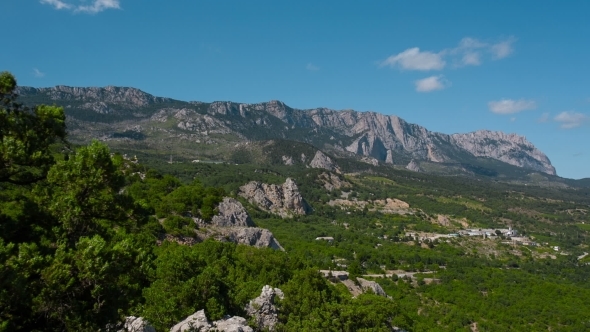 Crimean Mountains Landscape