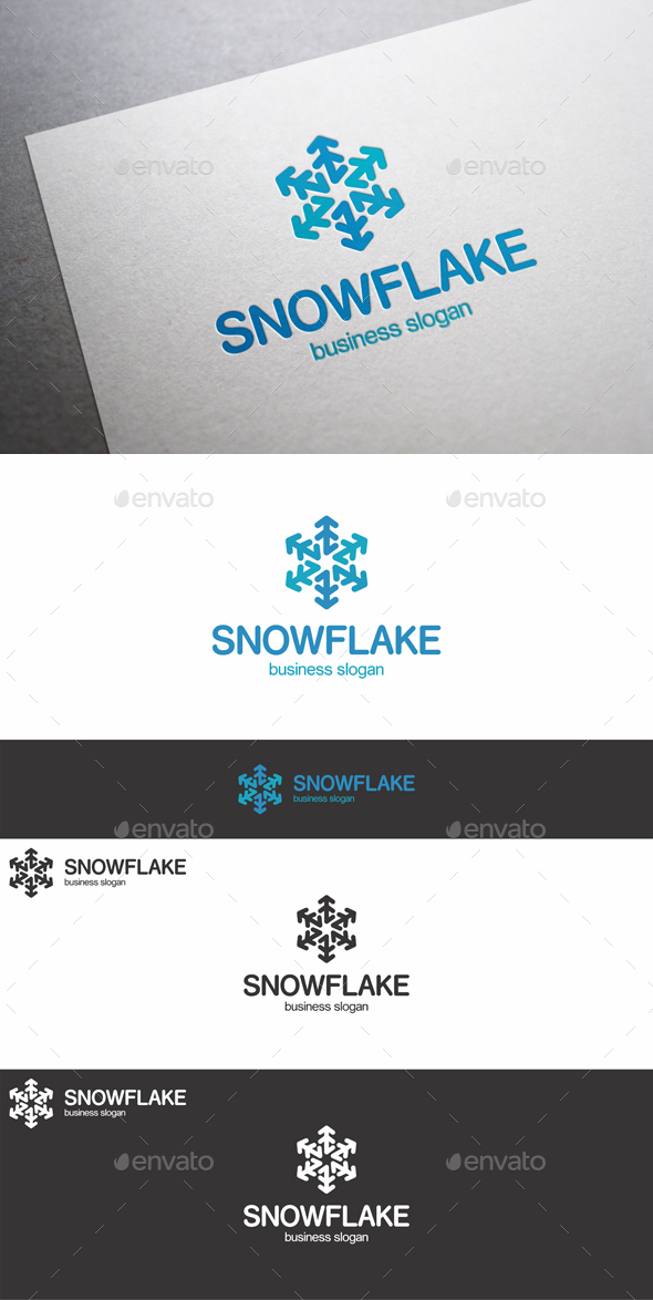 Snowflake Snow Logo