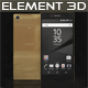 Element3D - Sony Xperia Z5 Premium Gold - 3DOcean Item for Sale