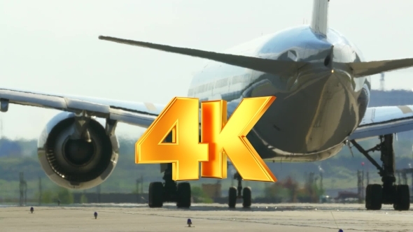 Passenger Jet Plane On The Runway  alt