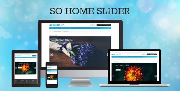 So Home Slider - responsywny moduł OpenCart 3.0.x i OpenCart 2.x.