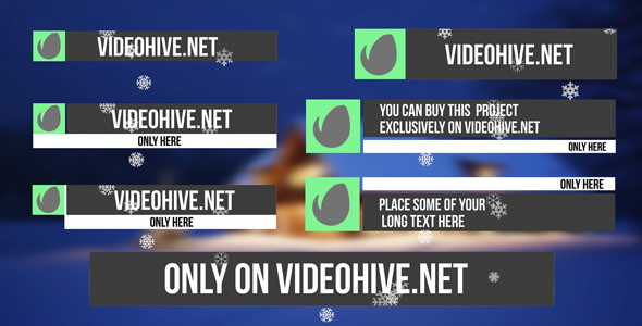 Snowfall Lower Thirds