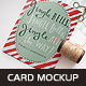 Invitation Card Mockup v.2 - GraphicRiver Item for Sale