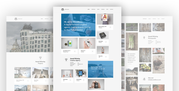 Woodbury - Multi-purpose Bootstrap HTML5 Portfolio