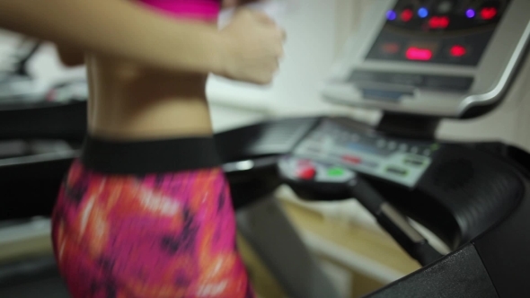 Beautiful Sporty Woman Doing Exercises alt