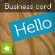 Designer business card - plywood style - GraphicRiver Item for Sale