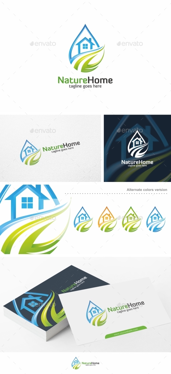 Nature Home / House - Logo Template