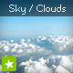 Fly over the sky - Clouds background images - GraphicRiver Item for Sale