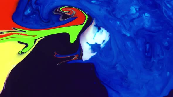 Abstract Grunge Color Ink Paint Spread Blast Explode Background alt