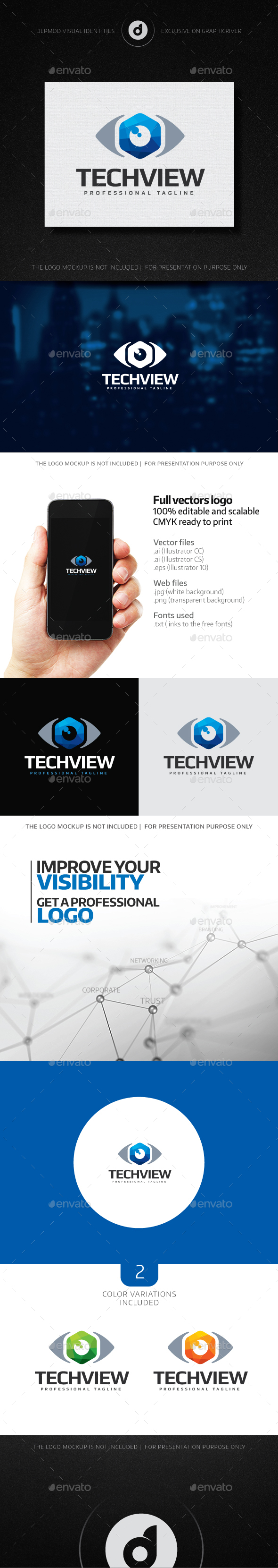 Tech View Logo