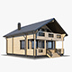 Log House 01 - 3DOcean Item for Sale