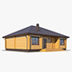 Log House 02 - 3DOcean Item for Sale