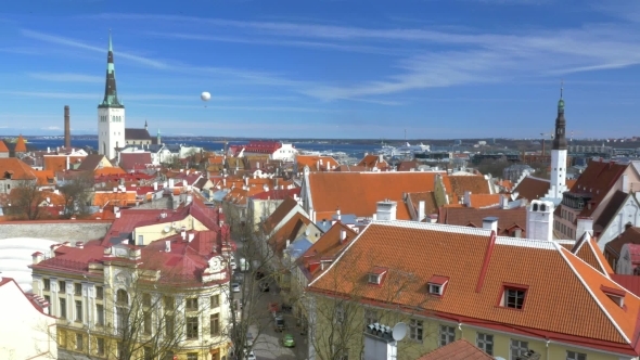 View To The Old Tallinn, Estonia