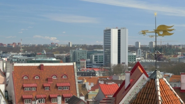 Old And Modern Architecture Of Tallinn