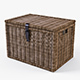 Wicker Rattan Chest Ikea Byholma - 3DOcean Item for Sale