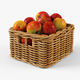 Wicker Apple Basket Ikea Byholma 1 Natural - 3DOcean Item for Sale