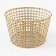 Wicker Basket Ikea Gaddis (diameter 50) - 3DOcean Item for Sale