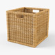 Rattan Basket Ikea Branas (Natural Color) - 3DOcean Item for Sale