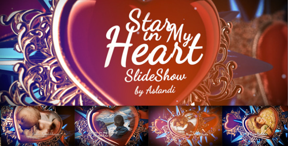 Valentine Day Star in My Heart  SlideShow Photo Gallery 