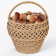 Wicker Basket 01 with Mushrooms - 3DOcean Item for Sale