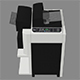 Low Poly Xerox Machine - 3DOcean Item for Sale