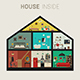 House in Cut - GraphicRiver Item for Sale