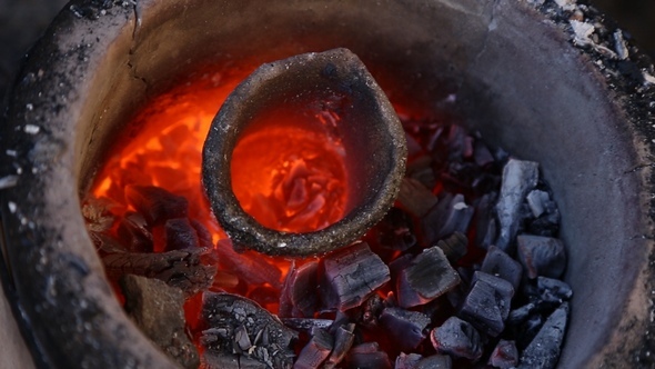 The Hot Crucible is in the Furnace