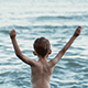 Kid Playing In Sea - VideoHive Item for Sale