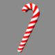 Candy Cane (Low Poly + High Poly) - 3DOcean Item for Sale